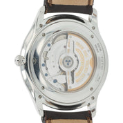 Jaeger-LeCoultre Master Slim Date Steel Silver Dial 39mm Automatic Mens Q1238420