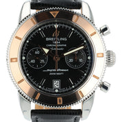 Breitling Superocean Heritage 18k Rose and Steel Black Dial 44mm Auto U23370