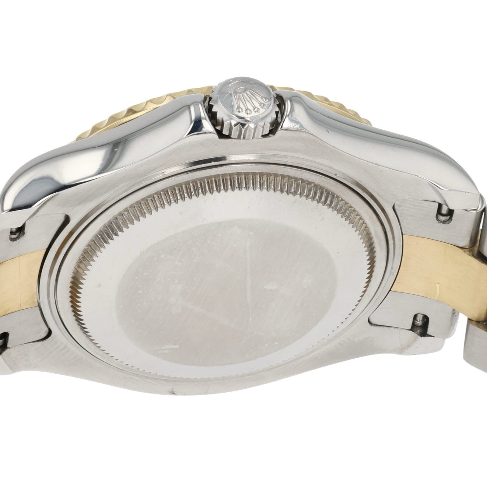 Rolex Yacht-Master Gold & Steel Blue Dial 35mm Automatic Unisex Watch 168623
