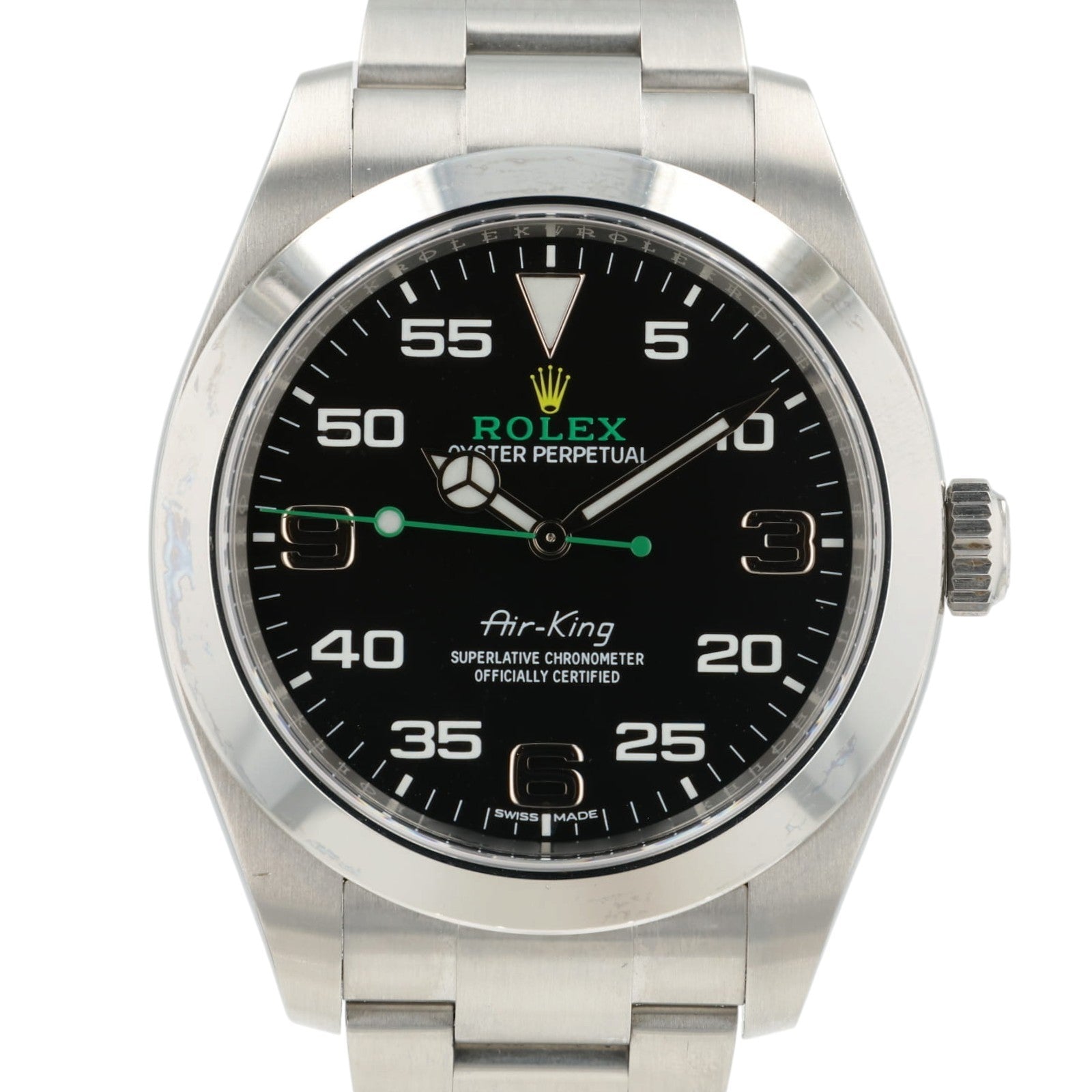 Rolex Air King Black Dial Stainless Steel 40mm Automatic Men's Watch 116900