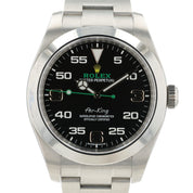 Rolex Air King Black Dial Stainless Steel 40mm Automatic Men's Watch 116900