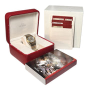 Omega Constellation Gold Steel Silver Dial 38mm Automatic Mens Watch 1201.30.00