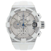 Concord C1 Chrono White Dial Steel Diamond 45mm Automatic Mens 01.5.14.1001