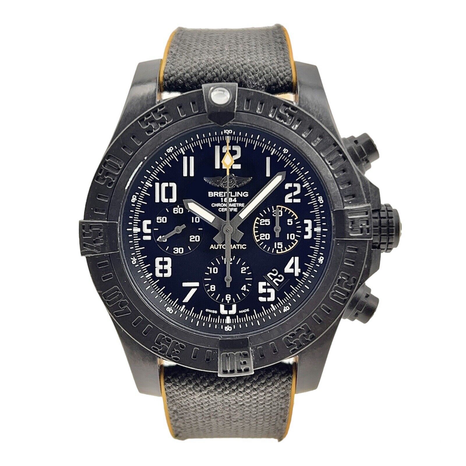 Breitling Avenger Hurricane 45mm Automatic Black Dial Chronograph Box & Papers