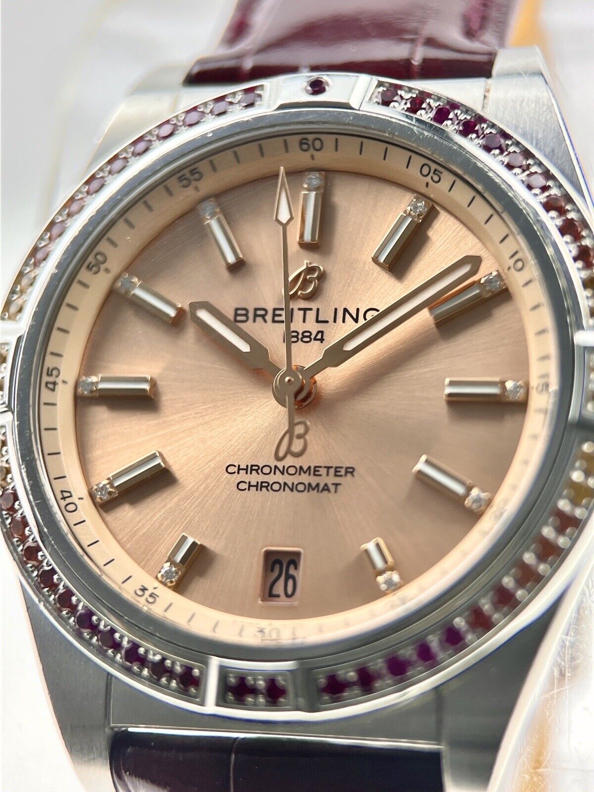 Breitling Chronomat South Sea Multicolor Gem Bezel 36mm Automatic A10380