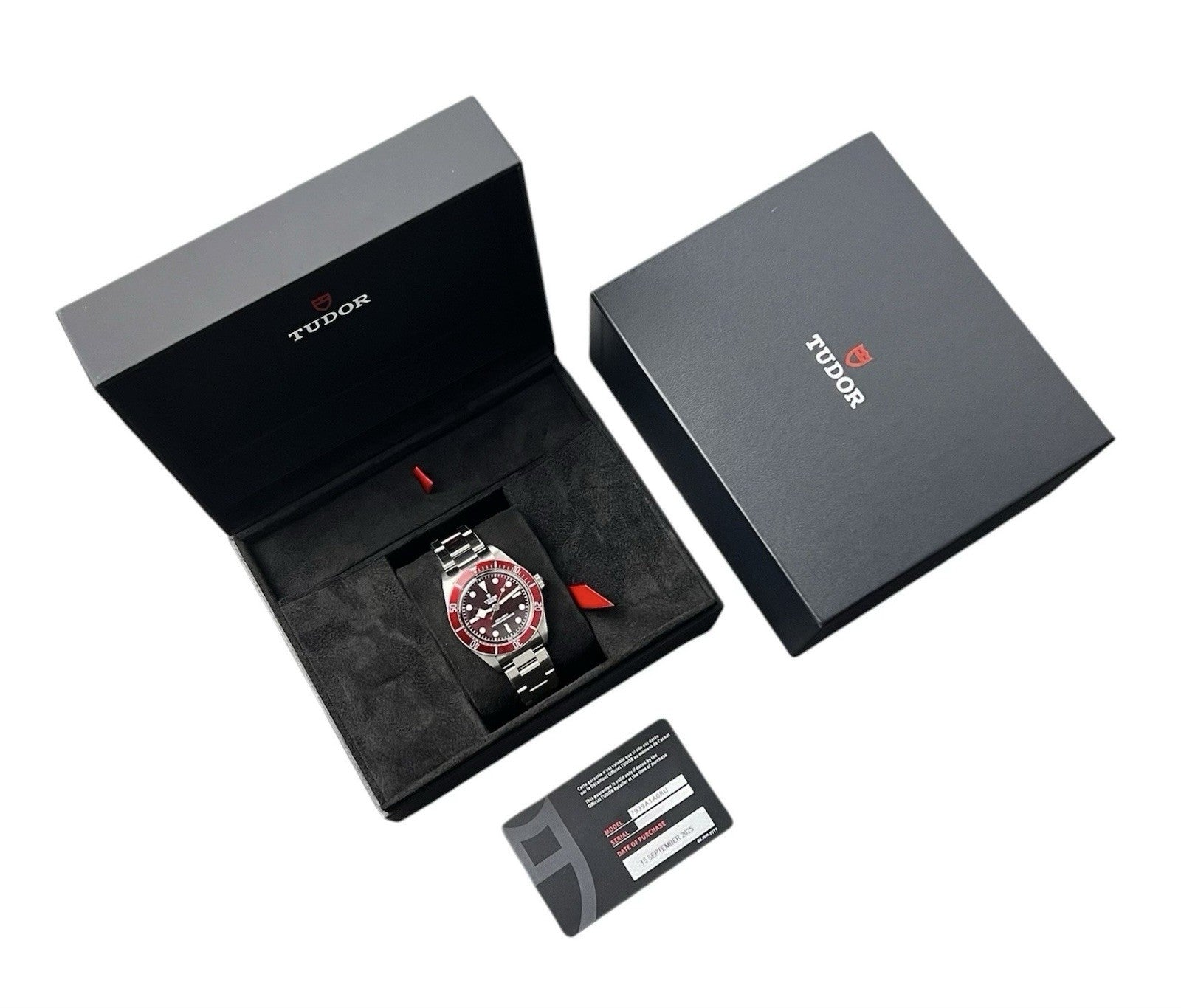 Tudor Black Bay Red Dial Stainless Steel 39mm Automatic Mens Watch 7939A1A0RU