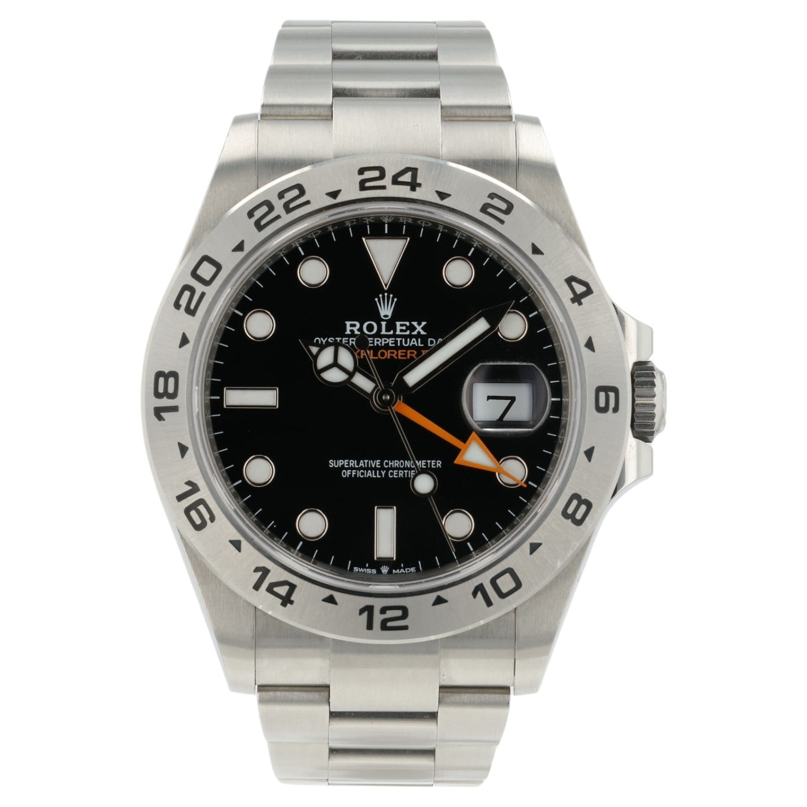 Rolex Explorer II Black Dial Stainless Steel 42mm Automatic Mens Watch 226570
