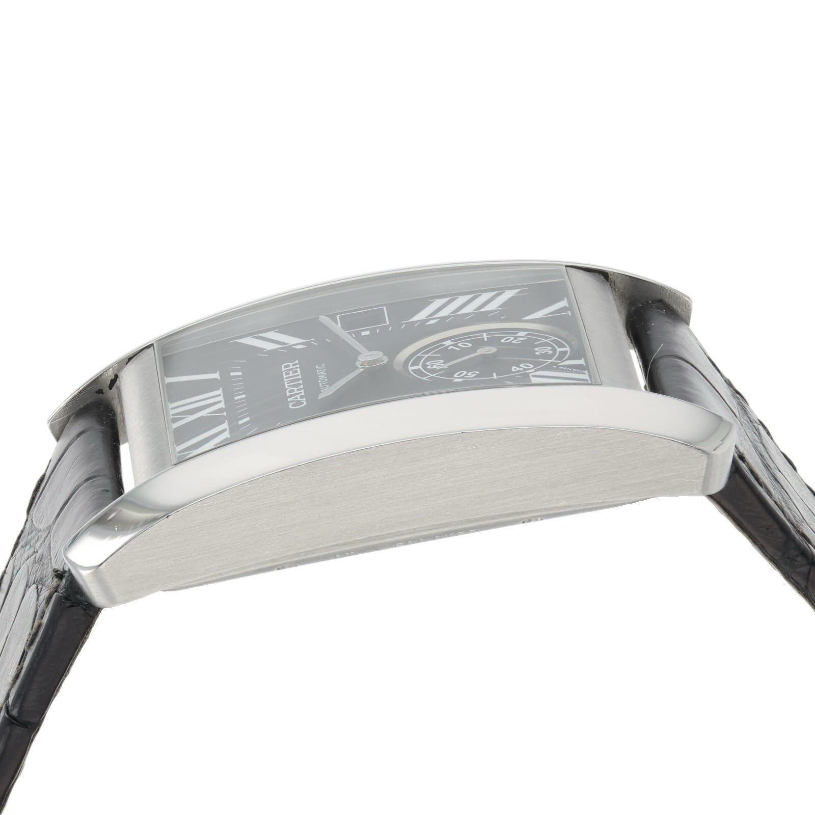 Cartier Tank MC Black Dial Stainless Steel 34mm Automatic Men’s Watch W5330004