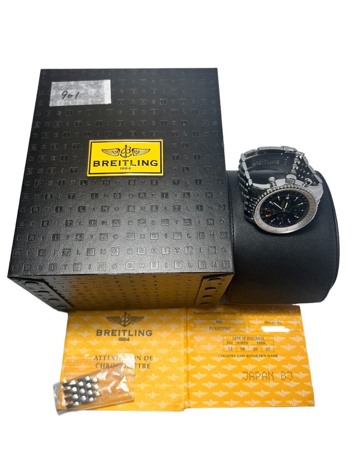 Breitling Navitimer World Stainless Steel 46mm Automatic Men’s Watch A24322