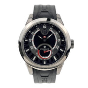 Perrelet Power Reserve 43mm Automatic Black Dial Titanium Casing Watch A5004 B&P