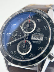 Tag Heuer Carrera Stainless Steel Black Dial 43mm Automatic Men’s Watch CV2A10