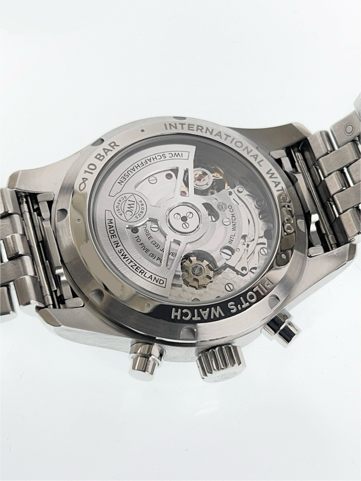 IWC Pilot Stainless Steel Green Dial 41mm Automatic Movement Men's Watch IW38804
