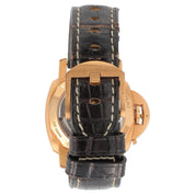 Panerai Luminor 18k Rose Gold Brown Dial 42mm Automatic Men’s Watch PAM00393