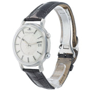 LeCoultre Memovox Silver Dial Stainless Steel 37mm Automatic Movement Mens Watch