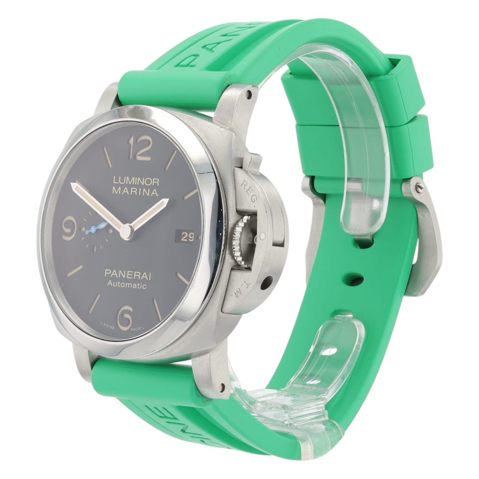 Panerai Luminor Marina Stainless Steel Black Dial 44mm Automatic Mens PAM01312