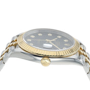 Rolex Datejust Black Dial Gold & Steel 41mm Automatic Movement Mens Watch 126333