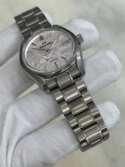 2021 Grand Seiko Heritage “Shunbun” Pink Dial Titanium 40mm Watch SBGA413