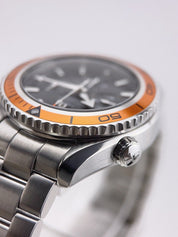 Omega Seamaster Planet Ocean Steel Orange 38mm Automatic Unisex Watch