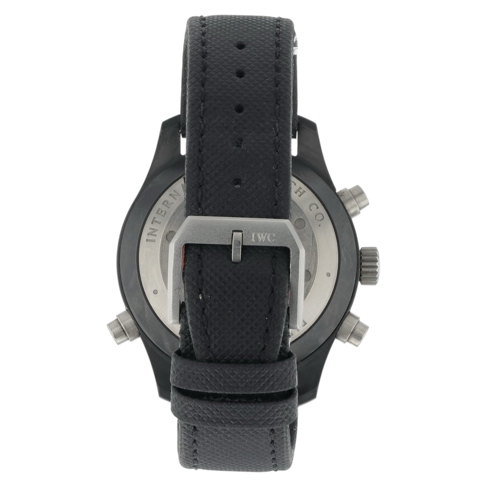 IWC Pilot Chronograph Top Gun Ceramic Black Dial 46mm Automatic Mens IW379901