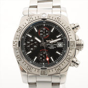 Breitling Avenger II Stainless Steel Automatic Chronograph A13381 Watch W/ Box