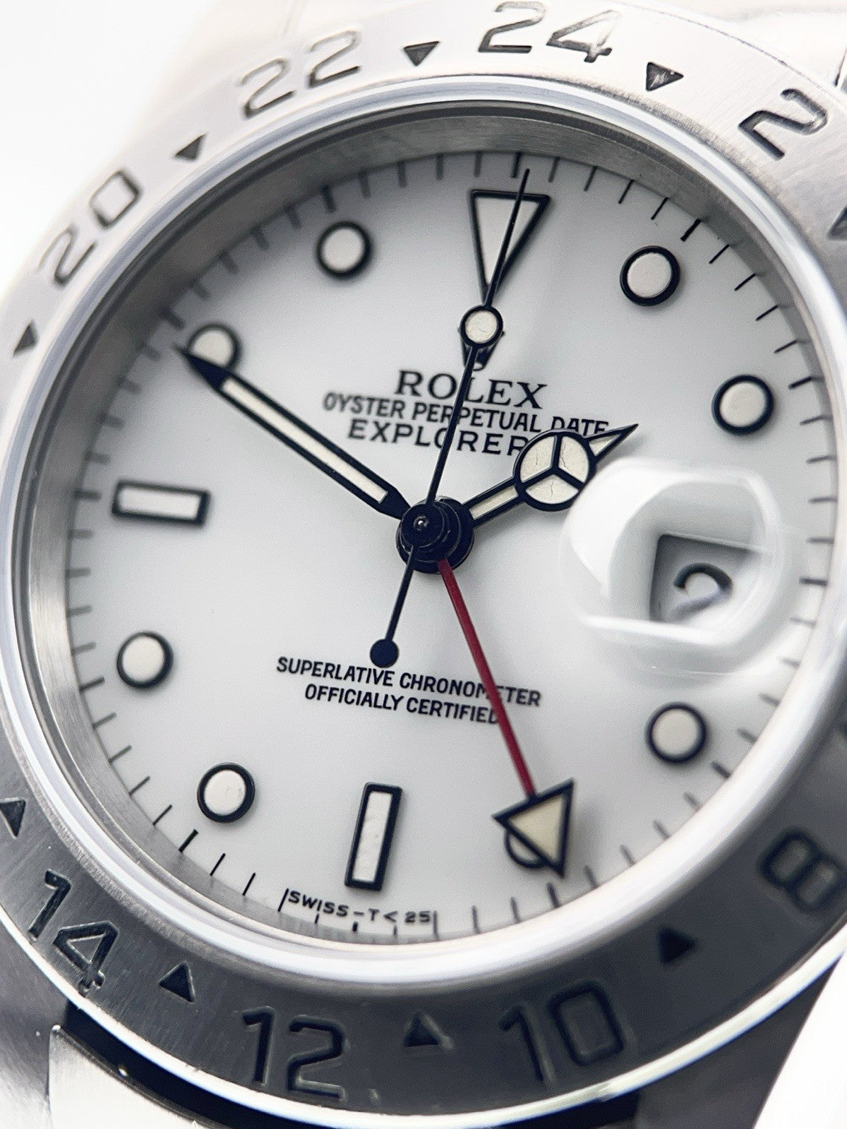 Rolex Explorer II Stainless Steel White Dial 40mm Automatic Mens Watch 16570