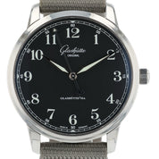 Glashutte Original Senator Steel Black Dial 40mm Automatic Mens 1-36-01-03-02-66