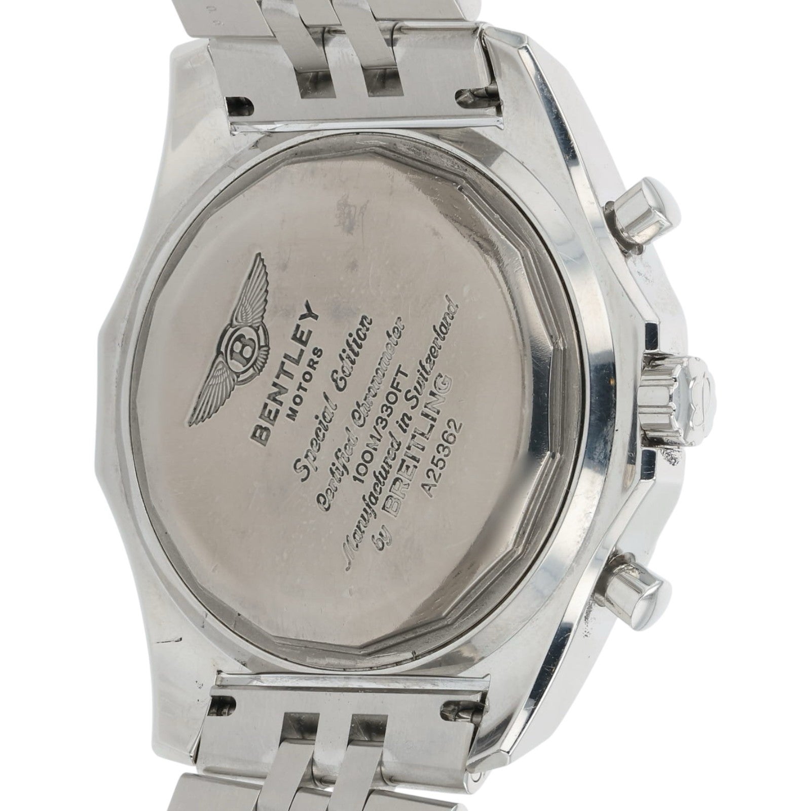 Breitling Bentley Motors Stainless Steel Blue Dial 48mm Automatic Mens A25362