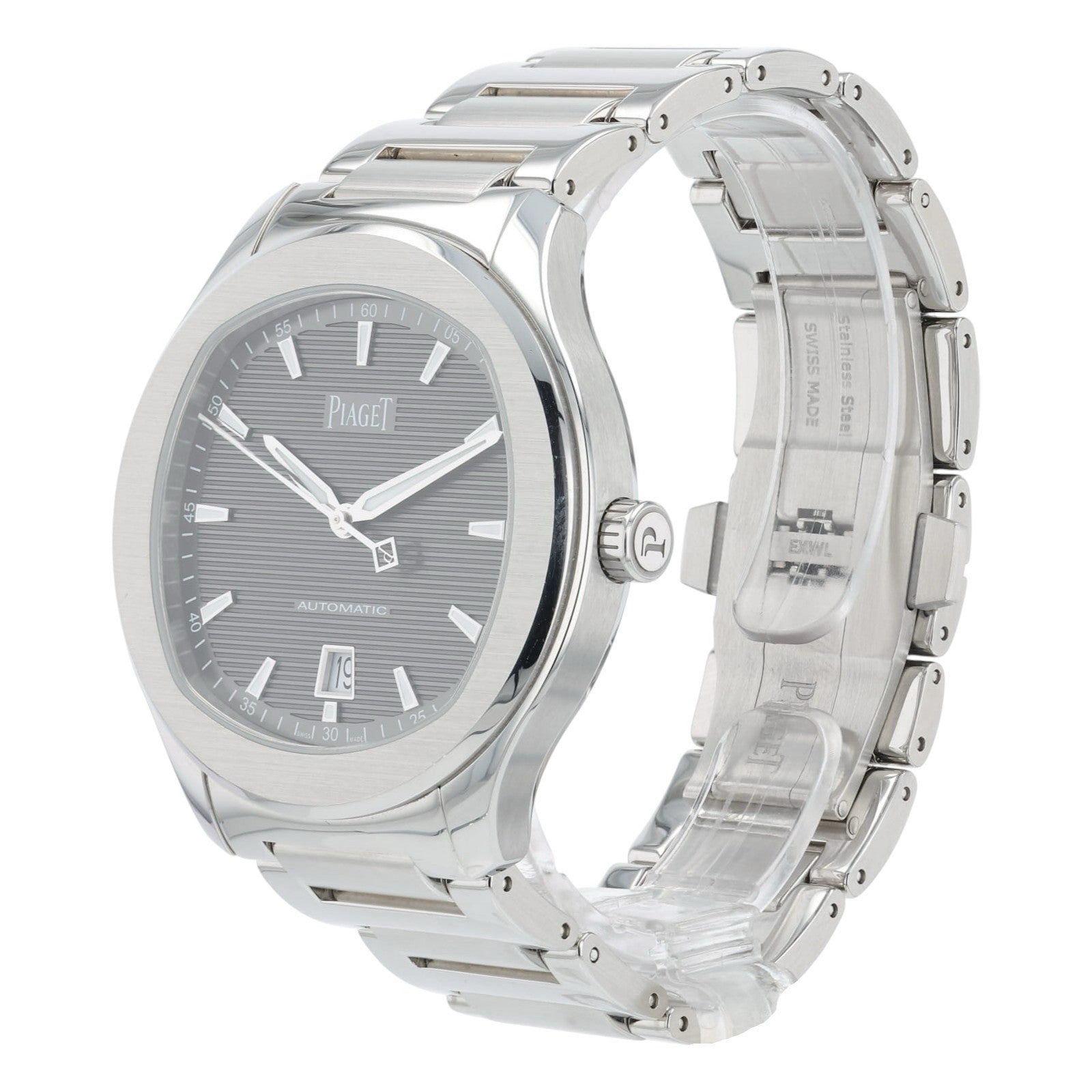 Piaget Polo S Stainless Steel Gray Dial 42mm Automatic Movement Men’s P11268