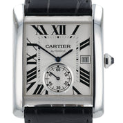 Cartier Tank MC Automatic Large Model Stainless Steel Men's Watch W5330003