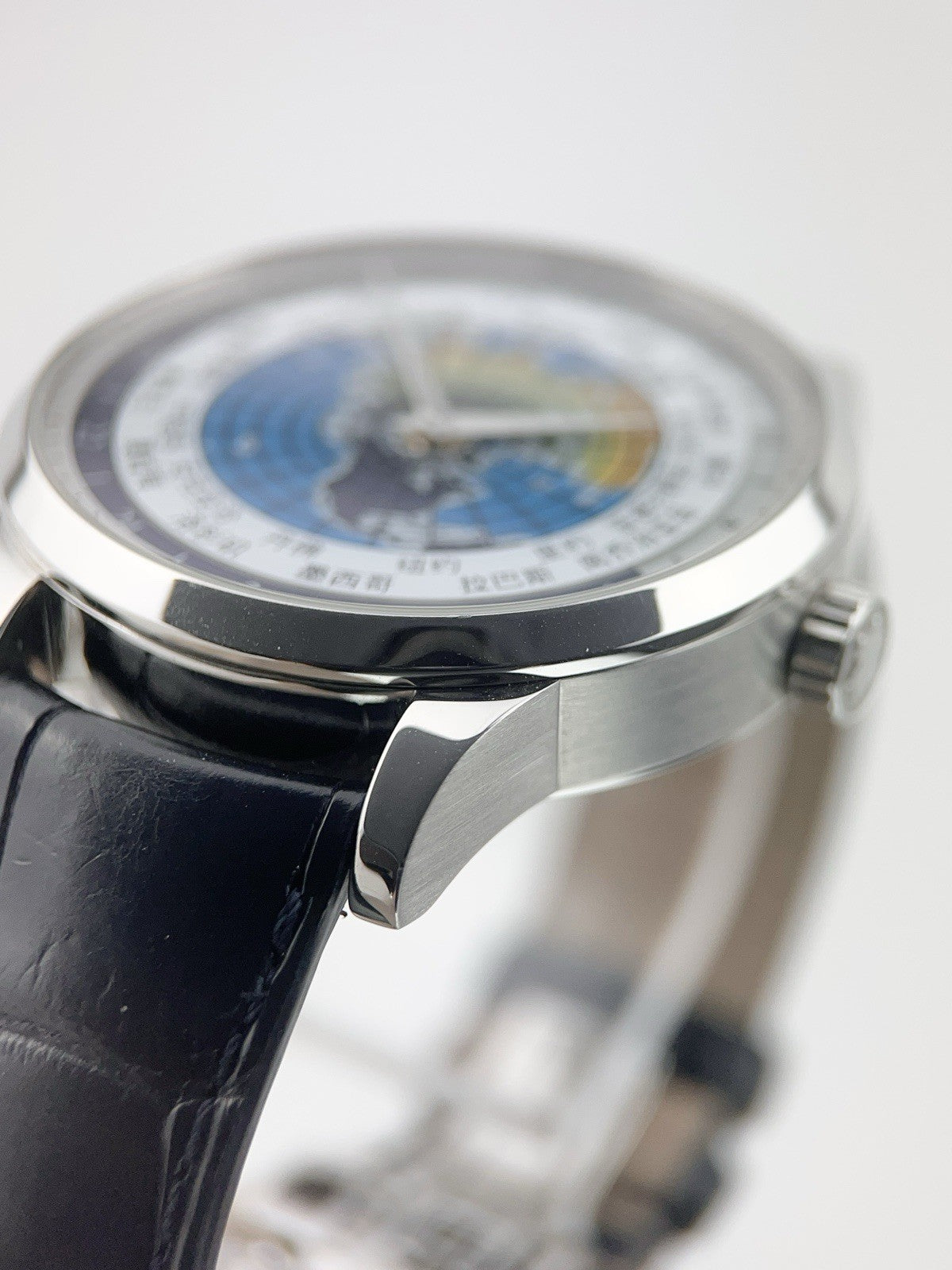 Montblanc Heritage Worldtimer Steel Blue Dial 41mm Automatic Men's Watch 7339