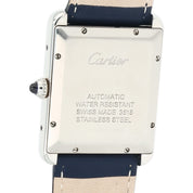 Cartier Tank Solo Stainless Steel Silver Dial 31mm Automatic Mens Watch W5200028
