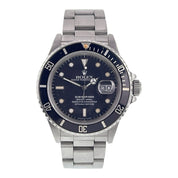 Rolex Submariner Date Stainless Steel Black Dial 40mm Automatic Men’s 168000