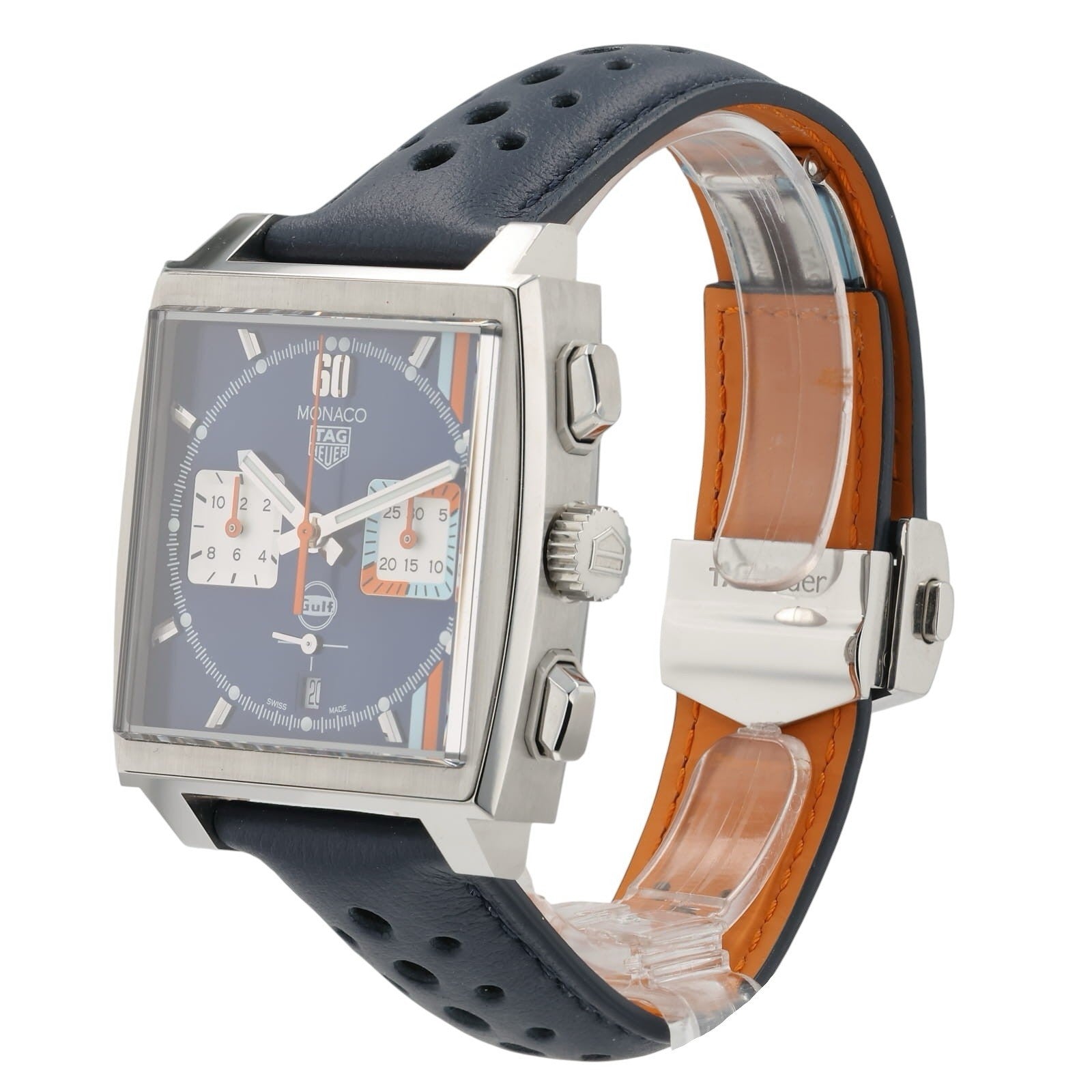 Tag Heuer Monaco Blue Dial Stainless Steel 39mm Automatic Men’s Watch CBL2115