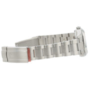 Rolex Air King Dominos Silver Dial Steel 34mm Automatic Unisex Watch 114200