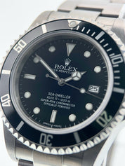 Rolex Sea Dweller Stainless Steel Black Dial 40mm Automatic Men’s Watch 16600