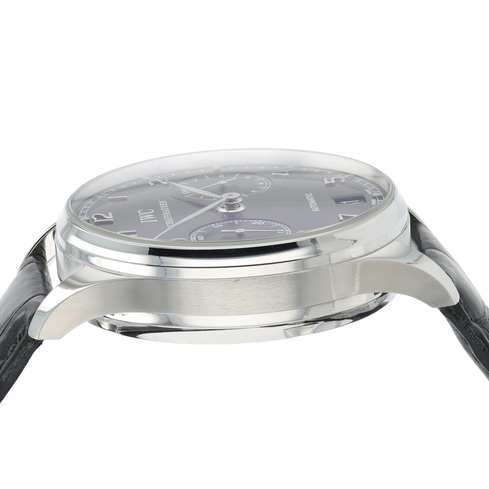 IWC Portuguese Black Dial Stainless Steel 42mm Automatic Men’s Watch IW500109