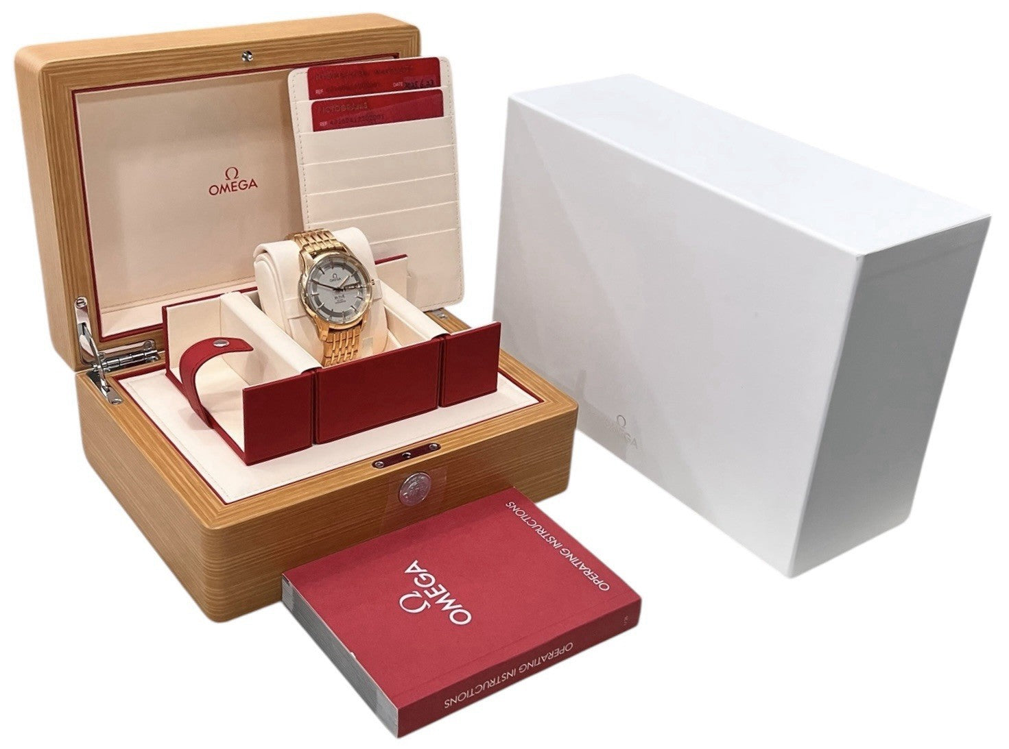 Omega DeVille 18k Rose Gold 41mm Silver Dial 41mm Automatic 431.60.41.22.02.001
