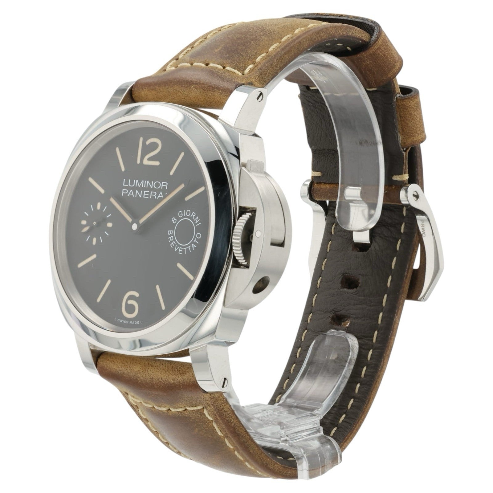 Panerai Luminor Marina 8 Days Black Dial Steel 44mm Manual Wind Men’s PAM00590