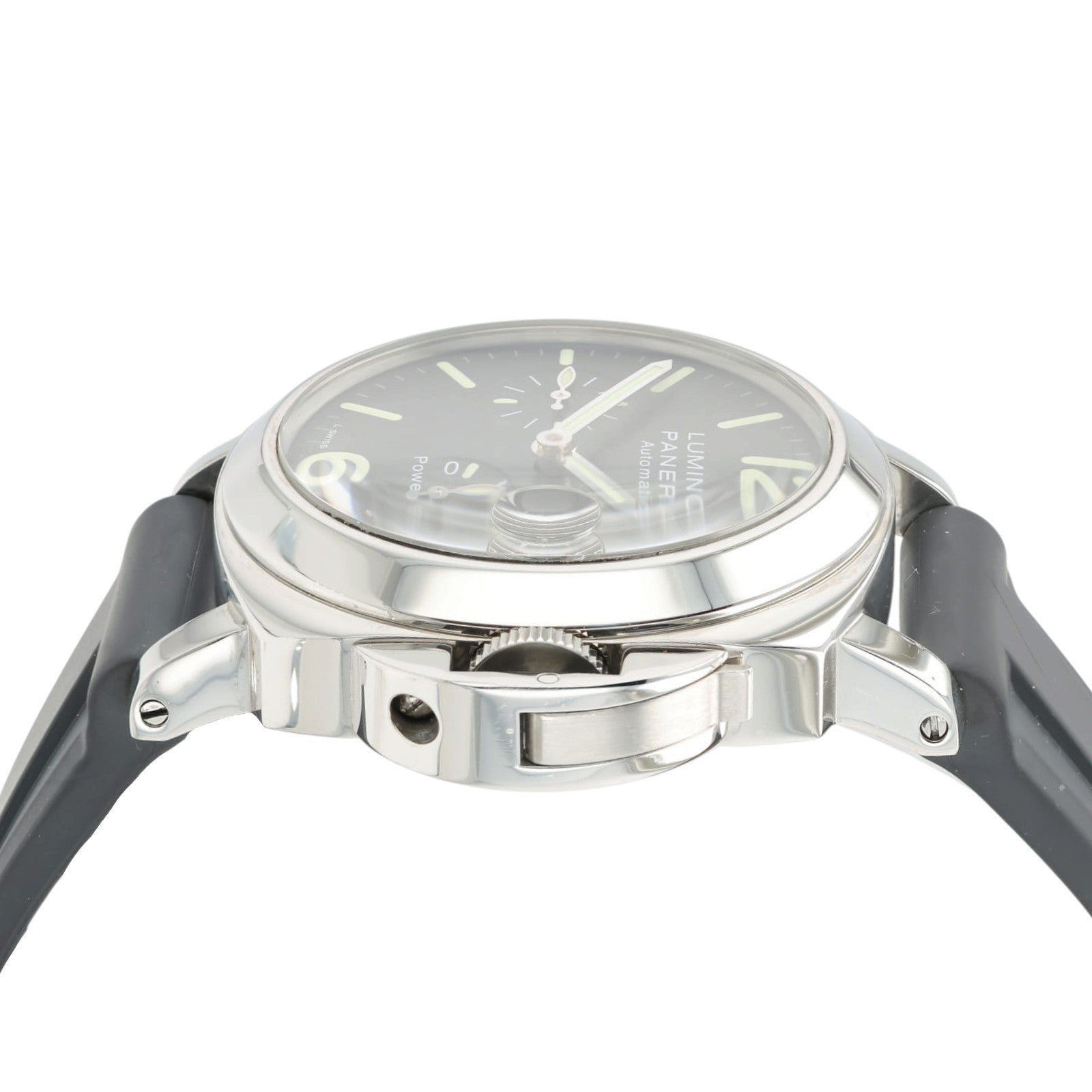Panerai Luminor Power Reserve Black Dial Stainless Steel 44mm Automatic PAM00090