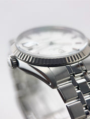 Tudor Prince Day & Date Stainless Steel 36mm Linen Automatic Men’s Watch 76214