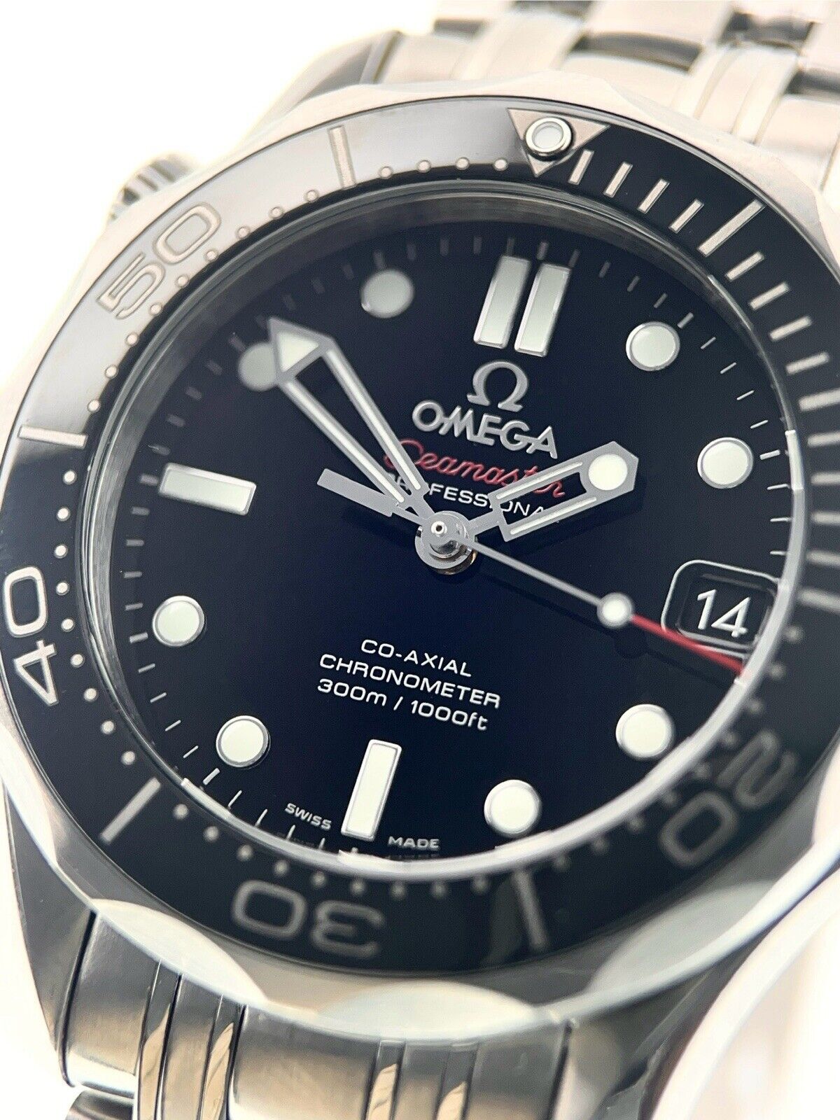 Omega Seamaster Diver Stainless Steel Black Dial 36mm Auto 212.30.36.20.01.002