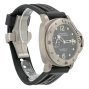 Panerai Luminor Submersible Black Dial Titanium 44mm Automatic Mens PAM00025