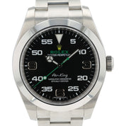 Rolex Air-King Black Dial Stainless Steel 40mm Automatic Mens Watch 116900