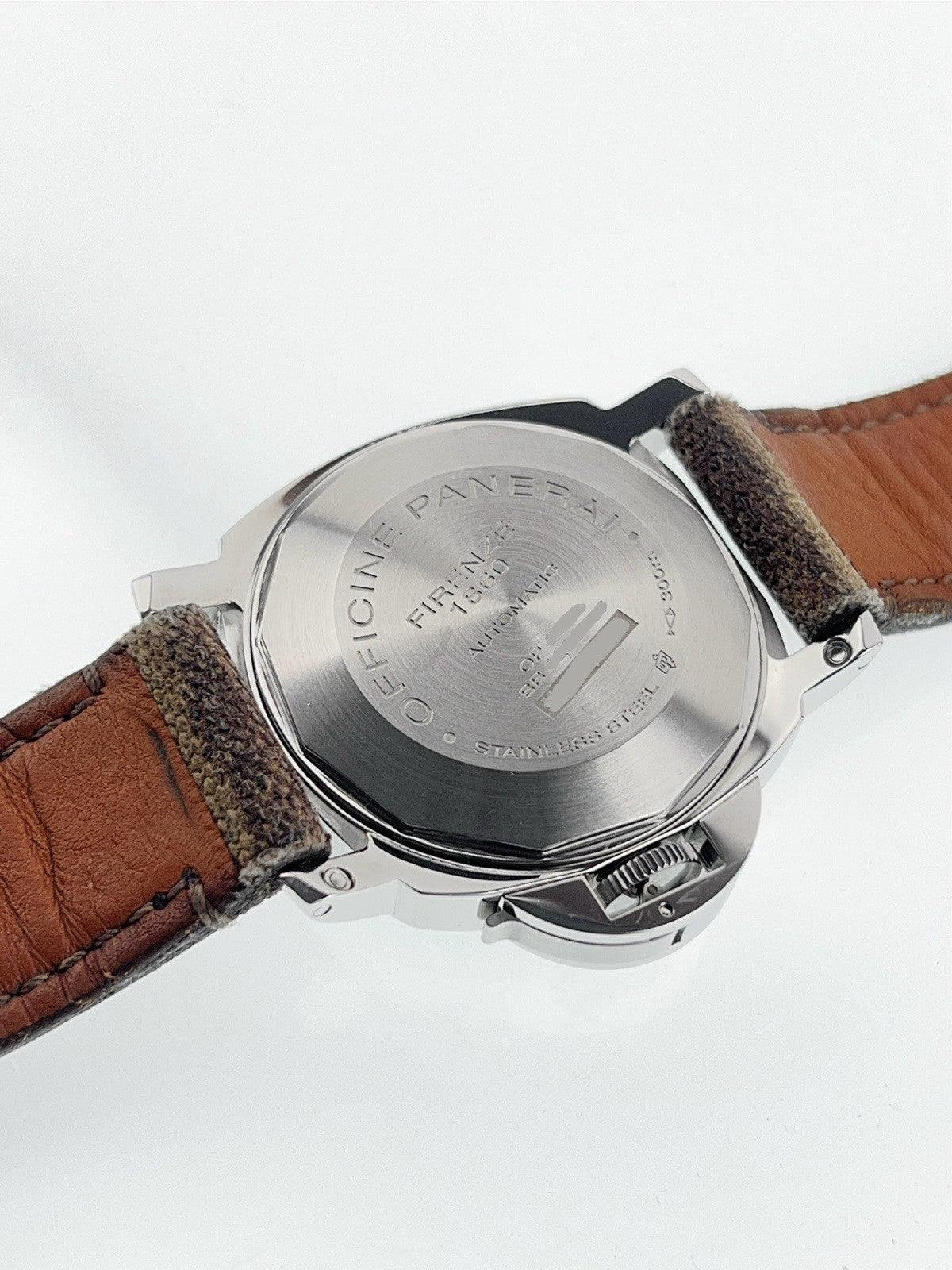 Panerai Luminor Stainless Steel Black Dial 44mm Automatic Men's Watch PAM0090