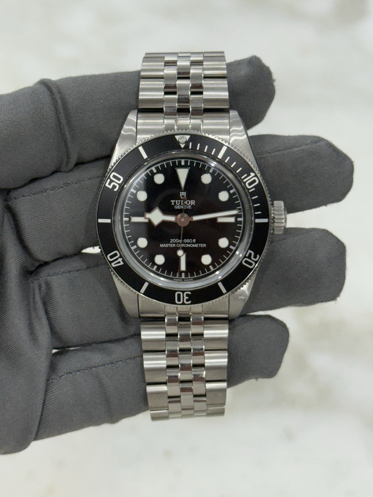 Tudor Black Bay Steel Black 41mm Automatic Men’s Watch 7941A1A0NU Box Paper
