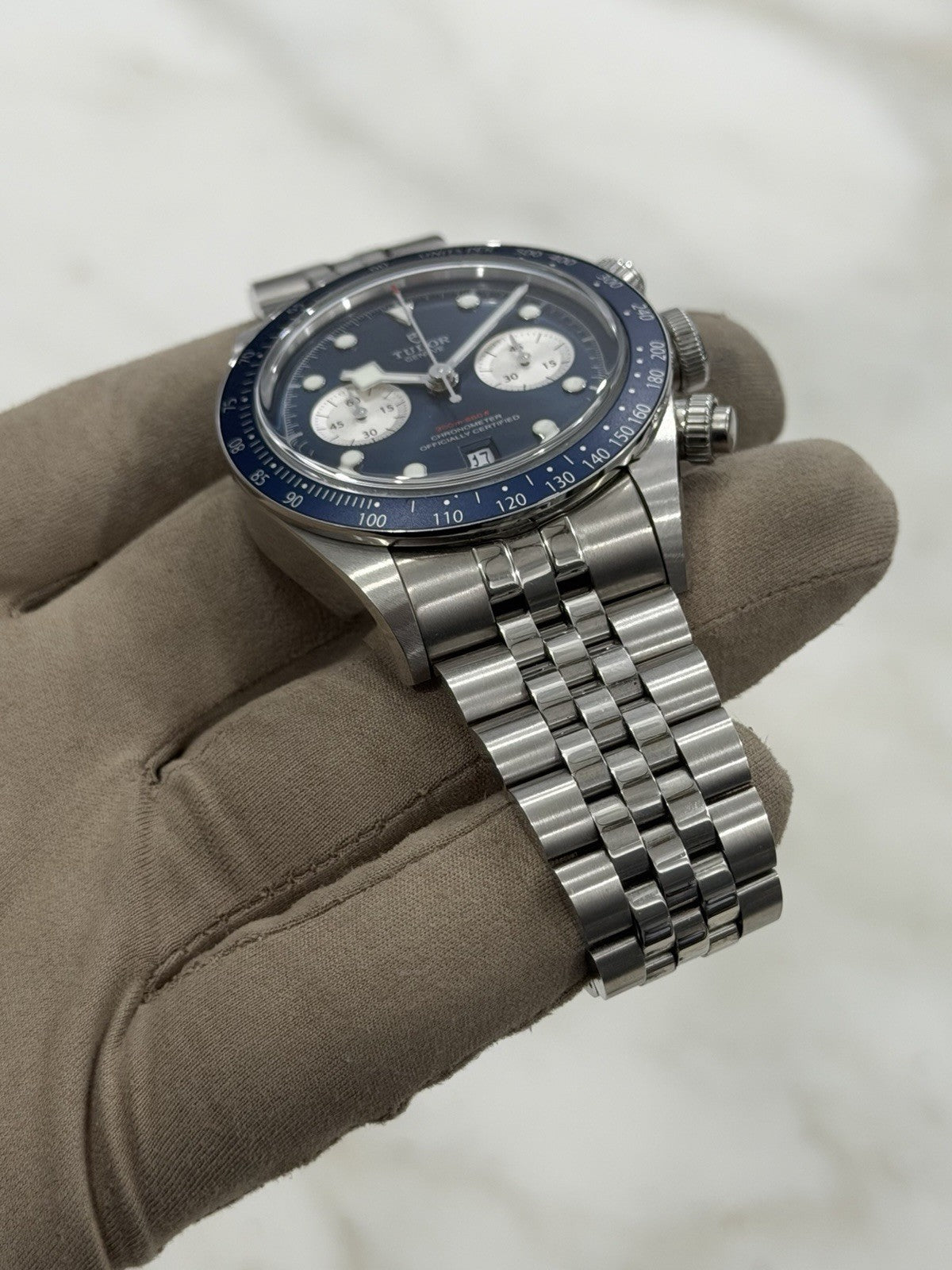 12/2024 Tudor Black Bay Stainless Steel Blue Dial 41mm Auto Mens Watch 79360