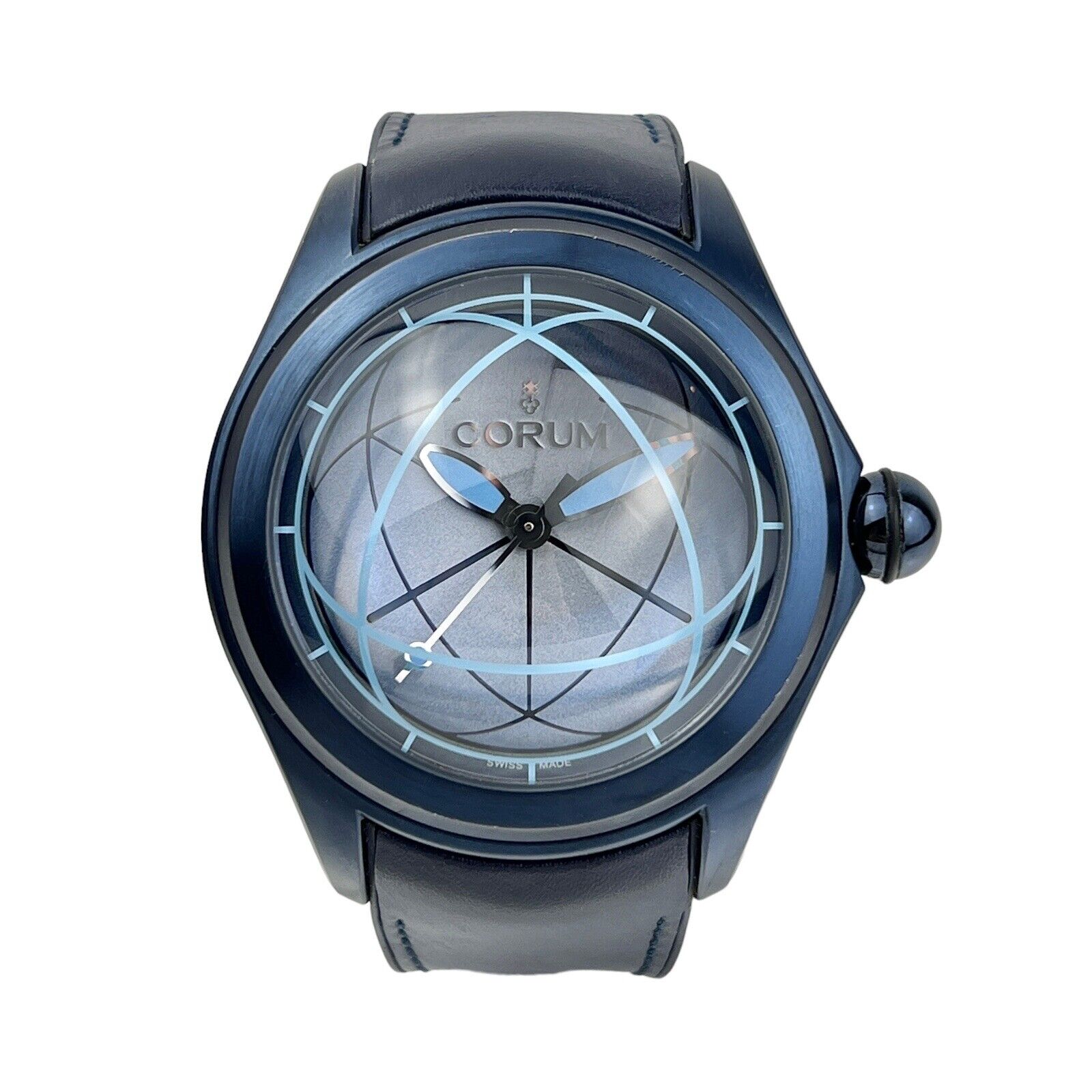 CORUM Bubble Optical Art Limited Edition 082.312.98/0063 Blue PVD Watch