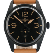 Bell & Ross Heritage PVD Stainless Steel Black Dial 41mm Automatic Mens BR123-95