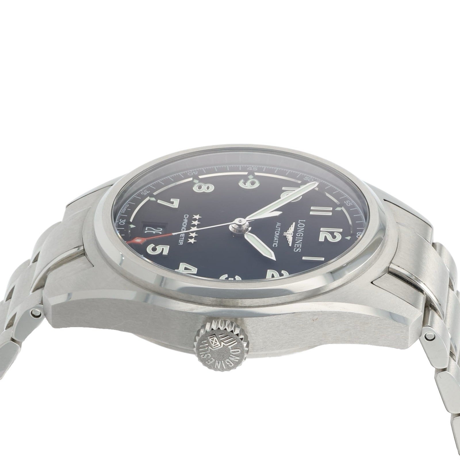 Longines Spirit Black Dial Stainless Steel 37mm Automatic Men’s Watch L3.410.4