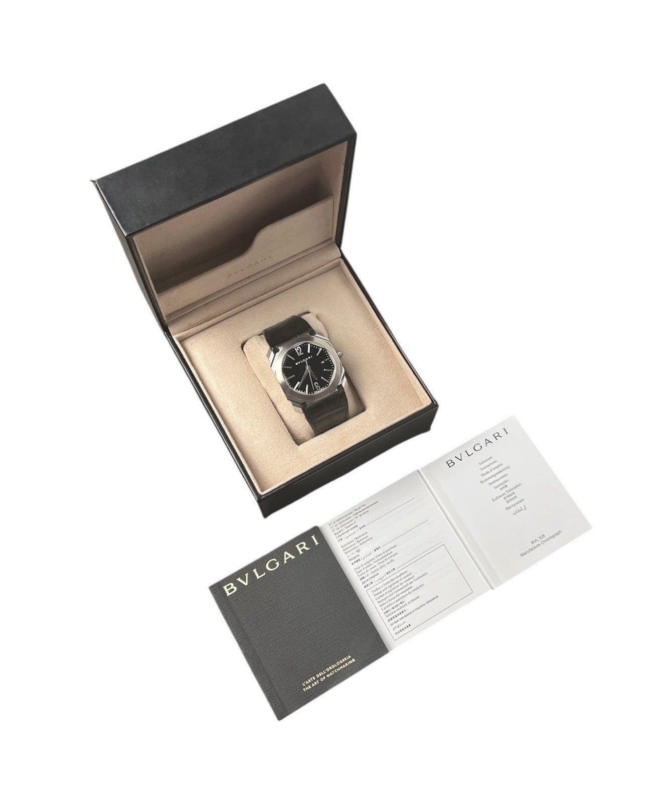 Bulgari Octo Black Dial Stainless Steel 41mm Automatic Men’s Watch BGO41S